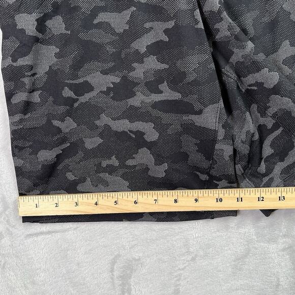 Lululemon Camo Shorts Men's Small Black/Grey Athletic Workout Gym Pockets - Picture 8 of 12